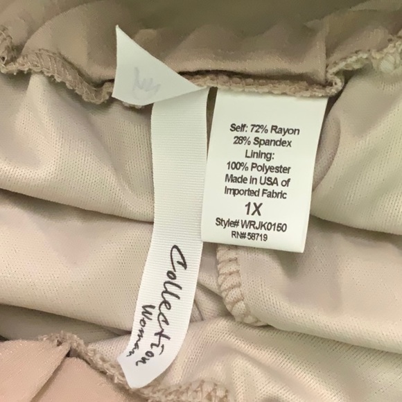 NY Collection maxi skirt with elastic waistband. Size 1X - Picture 8 of 8